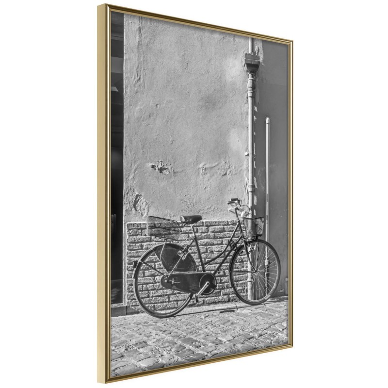 Plakat - Rower z czarnymi oponami