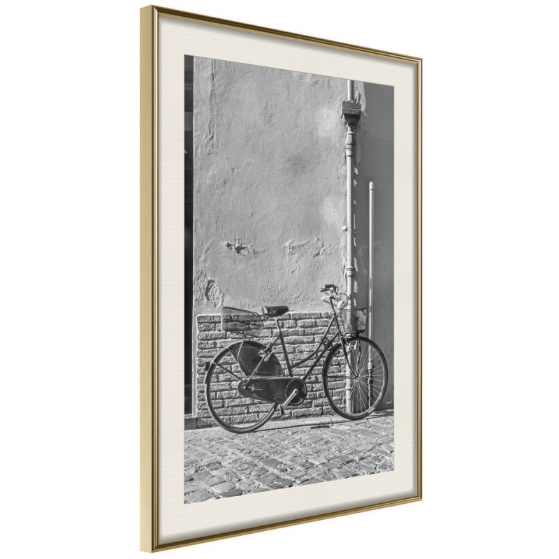 Plakat - Rower z czarnymi oponami