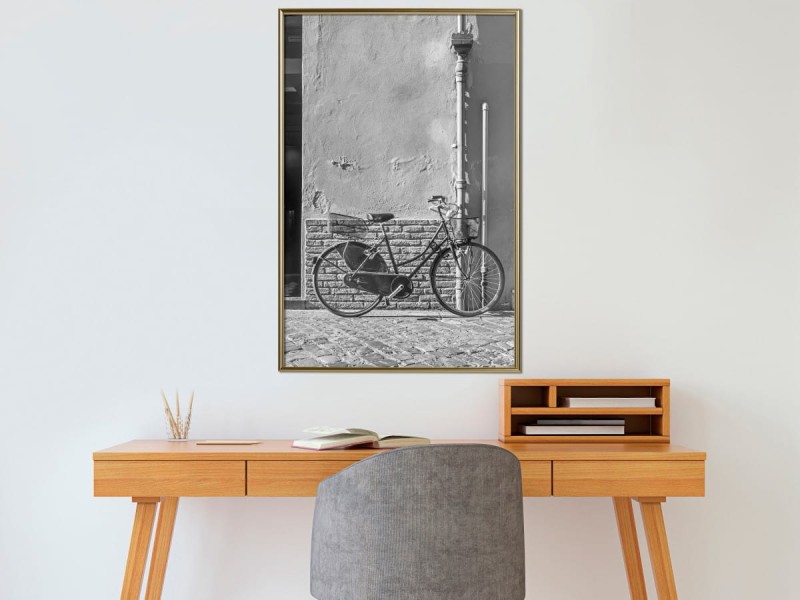 Plakat - Rower z czarnymi oponami