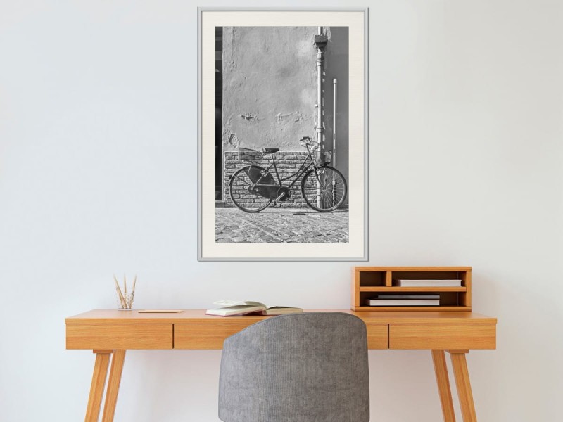 Plakat - Rower z czarnymi oponami