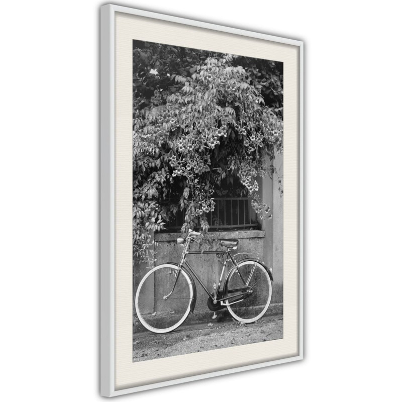 Plakat - Rower z białymi oponami