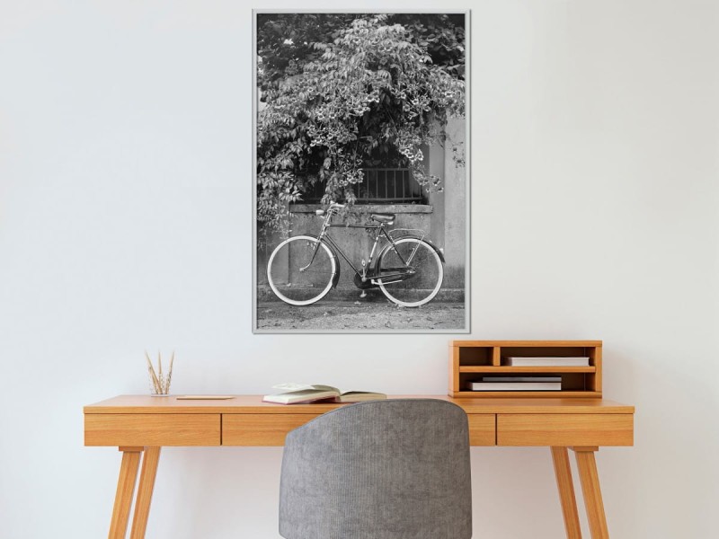 Plakat - Rower z białymi oponami