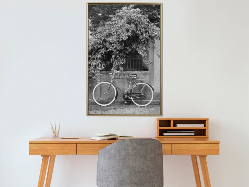 Plakat - Rower z białymi oponami
