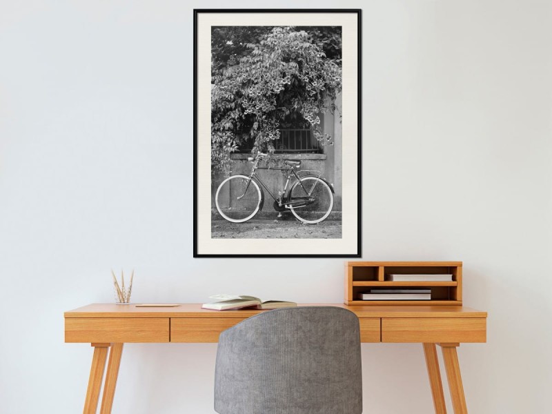 Plakat - Rower z białymi oponami