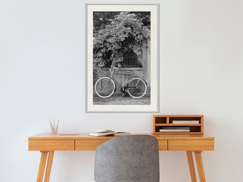 Plakat - Rower z białymi oponami