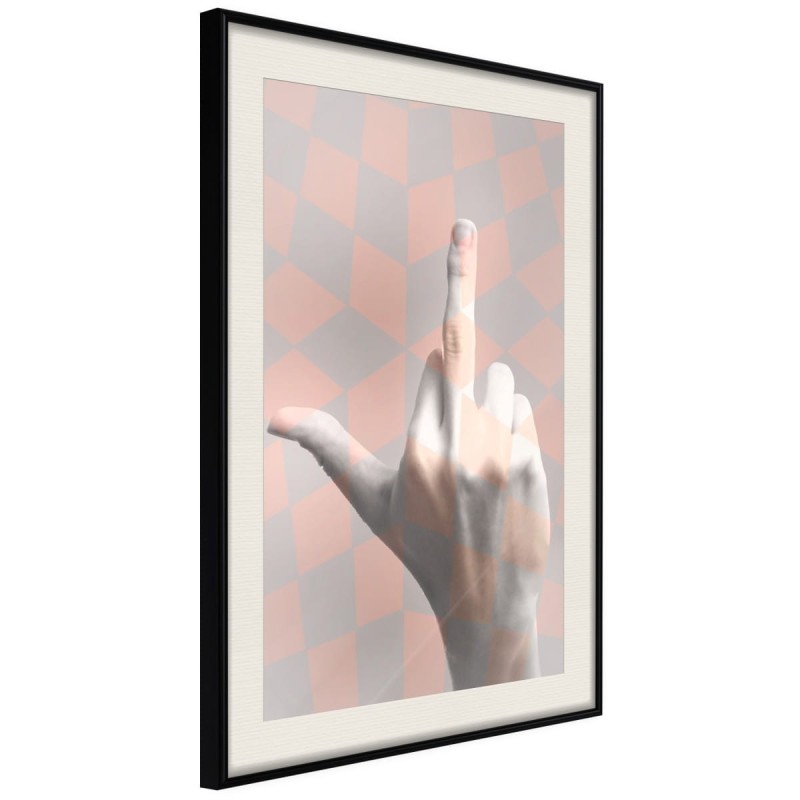 Plakat - Środkowy palec