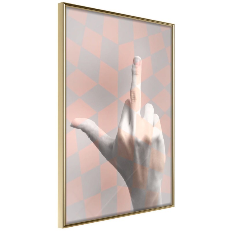 Plakat - Środkowy palec
