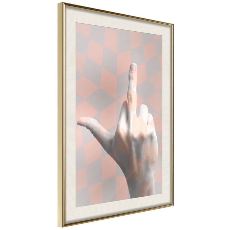 Plakat - Środkowy palec