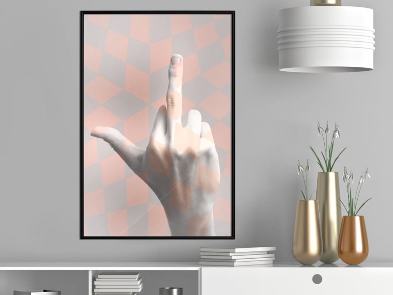 Plakat - Środkowy palec