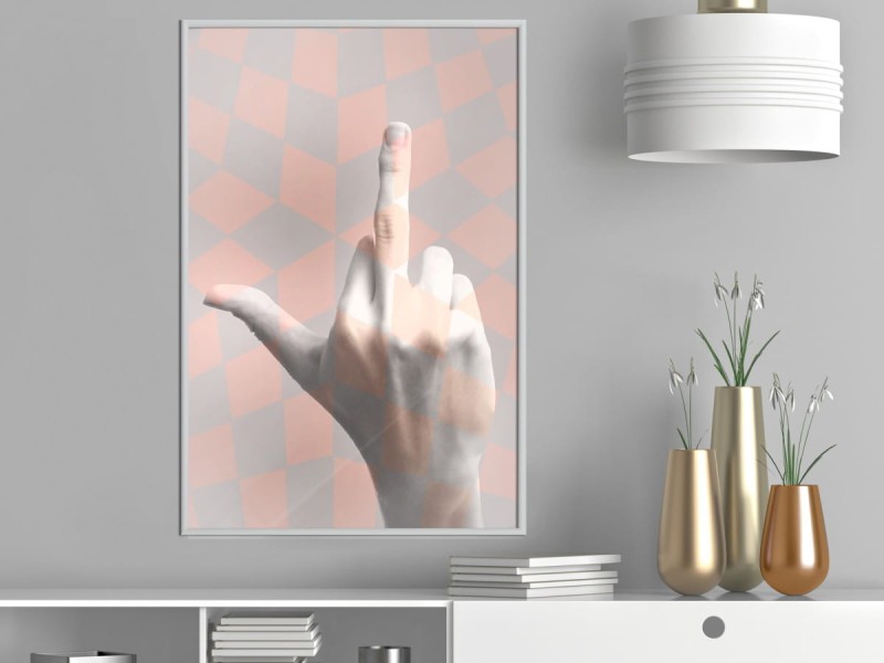 Plakat - Środkowy palec