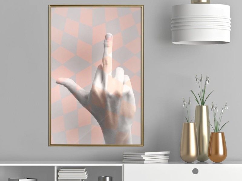 Plakat - Środkowy palec