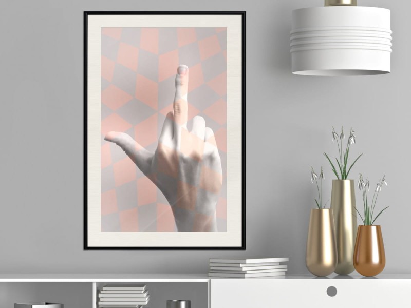 Plakat - Środkowy palec