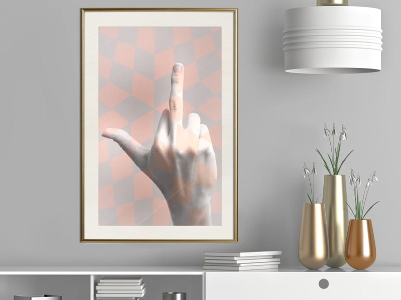 Plakat - Środkowy palec