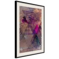 Plakat - Różowy patchwork I