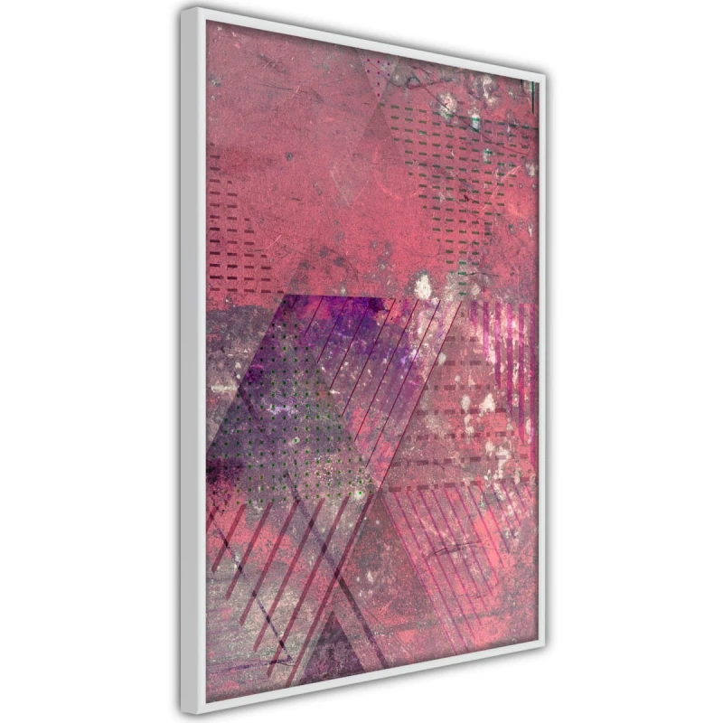 Plakat - Różowy patchwork III