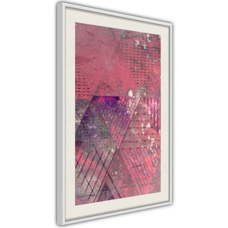 Plakat - Różowy patchwork III