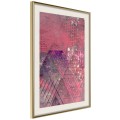 Plakat - Różowy patchwork III
