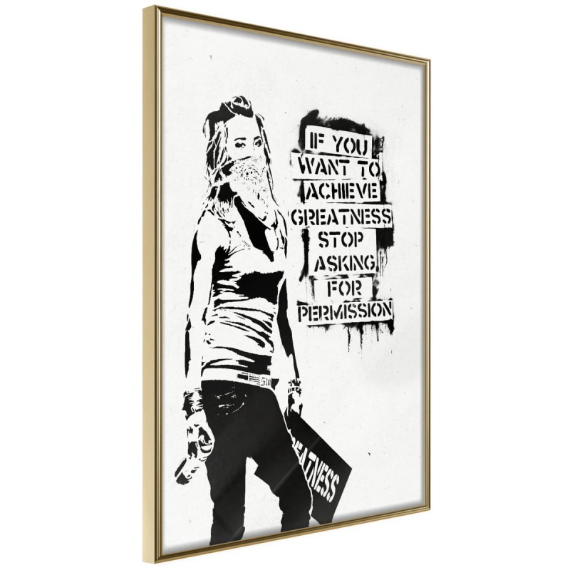 Plakat - If You Want To Achieve Greatness
