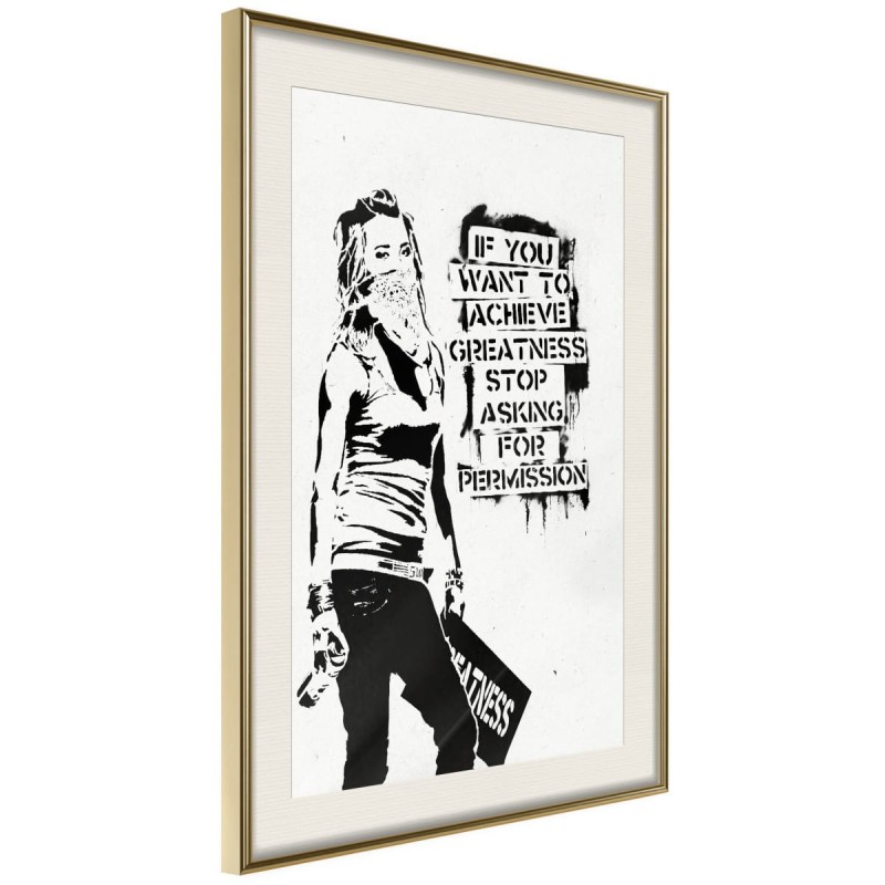 Plakat - If You Want To Achieve Greatness