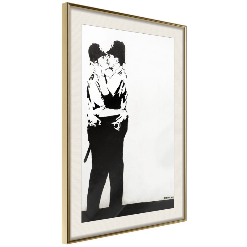 Plakat - Banksy: Kissing Coppers II