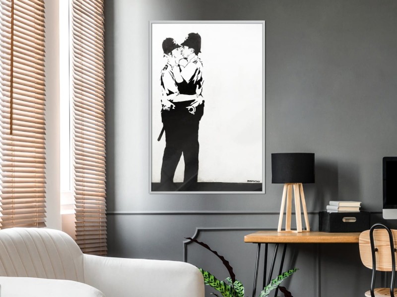 Plakat - Banksy: Kissing Coppers II