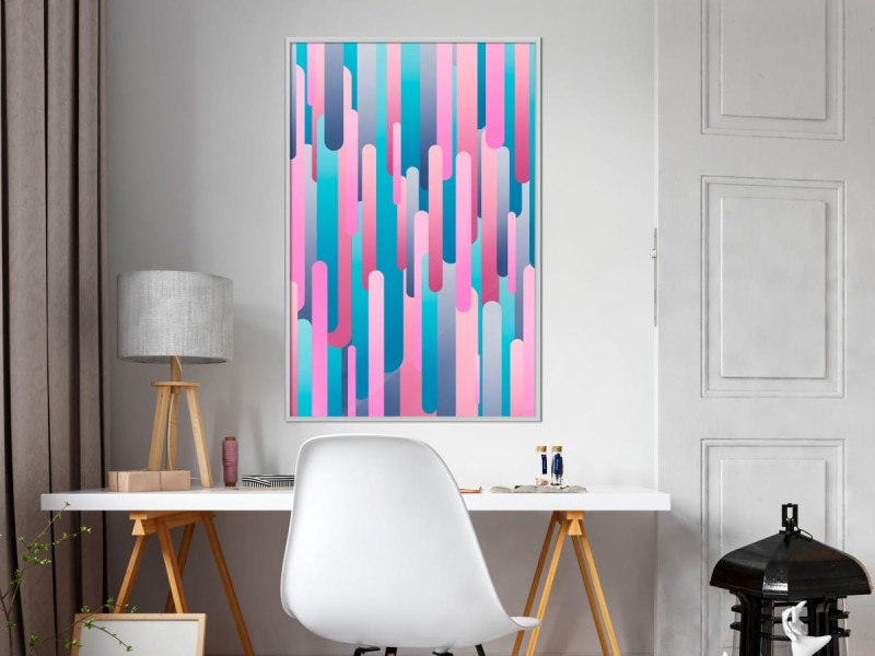 Plakat - Abstrakcyjne drapacze chmur