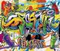 Fototapeta Graffiti – kolorowy styl ulicy 1400