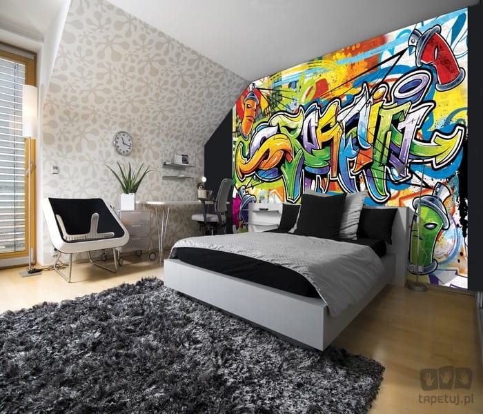 Fototapeta z motywem graffiti