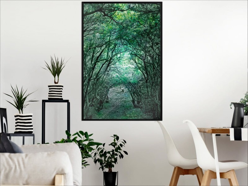 Plakat - Tunel z drzew