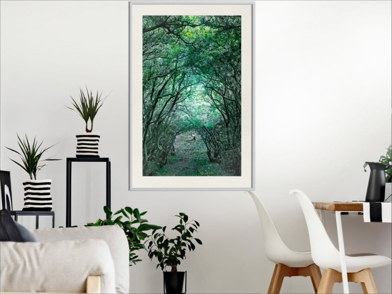 Plakat - Tunel z drzew