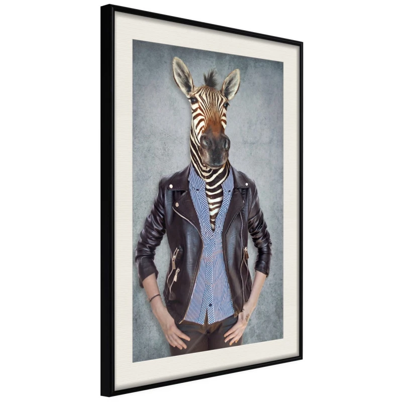 Plakat - Zwierzęce alter ego: Zebra