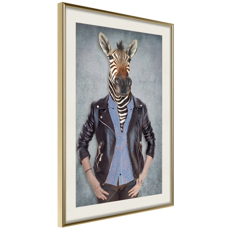 Plakat - Zwierzęce alter ego: Zebra