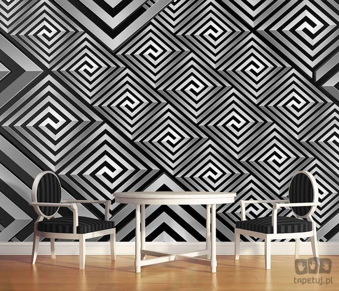 Fototapeta geometryczna w romby 3D
