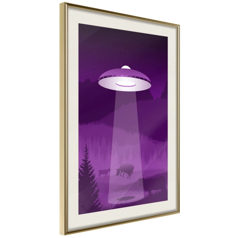 Plakat - Latąjący spodek