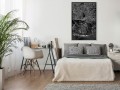 Plakat - Plan miasta: Hamburg (ciemny)