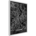 Plakat - Plan miasta: Kolonia (ciemny)