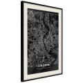Plakat - Plan miasta: Kolonia (ciemny)