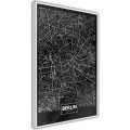 Plakat - Plan miasta: Berlin (ciemny)