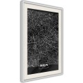 Plakat - Plan miasta: Berlin (ciemny)