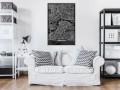 Plakat - Plan miasta: Londyn (ciemny)