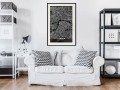 Plakat - Plan miasta: Londyn (ciemny)