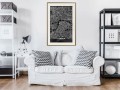 Plakat - Plan miasta: Londyn (ciemny)