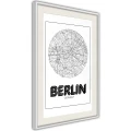 Plakat - Plan miasta: Berlin (okrągły)