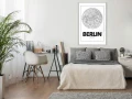 Plakat - Plan miasta: Berlin (okrągły)