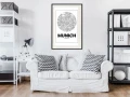 Plakat - Plan miasta: Monachium (okrągły)