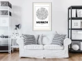 Plakat - Plan miasta: Monachium (okrągły)
