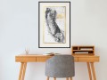 Plakat - Mapa reliefowa: Kalifornia