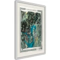 Plakat - Mapa reliefowa: Wschodnia Norwegia