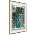 Plakat - Mapa reliefowa: Wschodnia Norwegia
