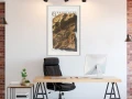 Plakat - Mapa reliefowa: Alpy Graickie